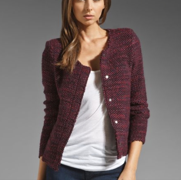 IRO Shena boucle/tweed jacket - Picture 1 of 7